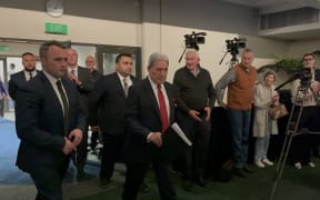 Winston Peters delivers his State of the Nation address in Palmerston North.