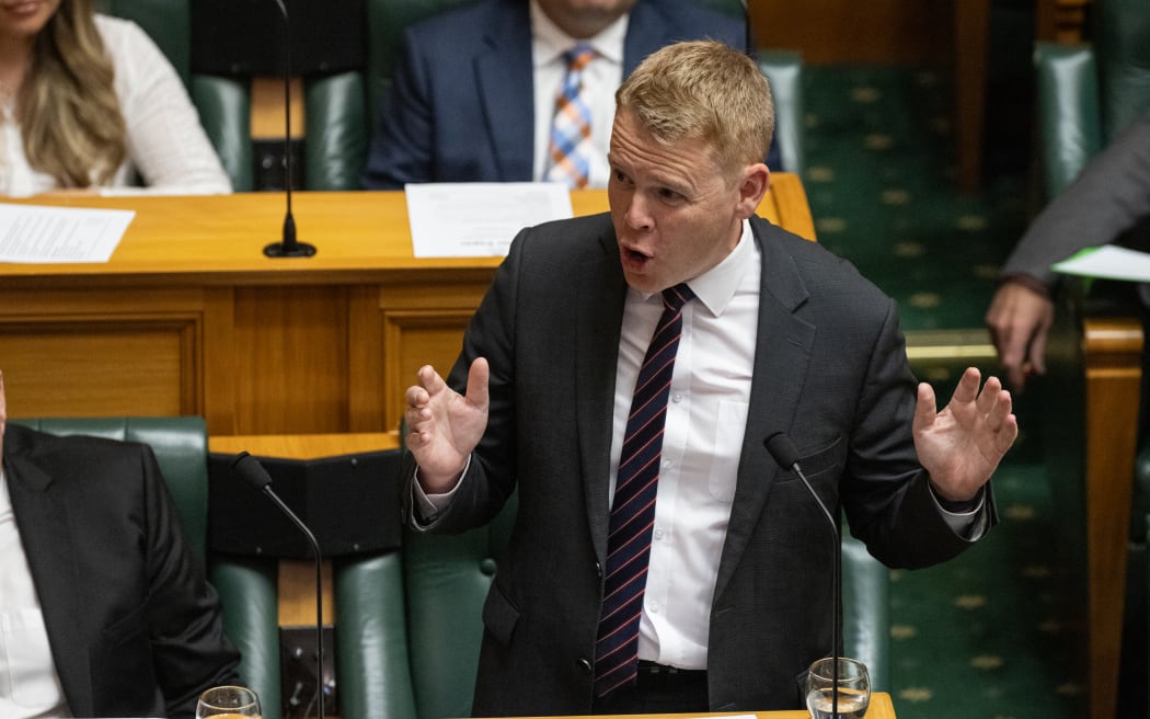 Chris Hipkins first debate as Leader of the Opposition.