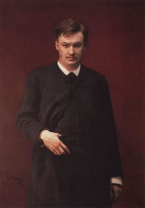 Portrait of Glazunov by Ilya Repin, 1887