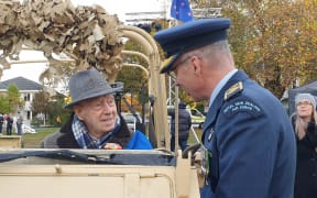 Christchurch's oldest World War II veteran, 108-year-old Bill Mitchell.