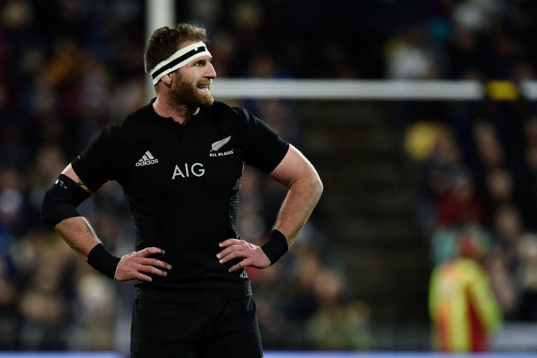 All Blacks captain Kieran Read during All Blacks win against Australia, August 27 2016