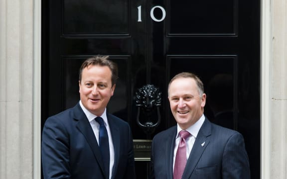 David Cameron, left, and John Key.
