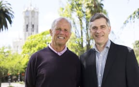 John Boys, left, and Grant Covic.