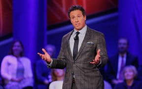 In this file photo taken on January 24, 2016  moderator Chris Cuomo speaks at a town hall forum hosted by CNN.