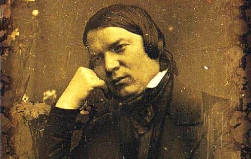 Robert Schumann, Daguerreotype portrait, 1849.