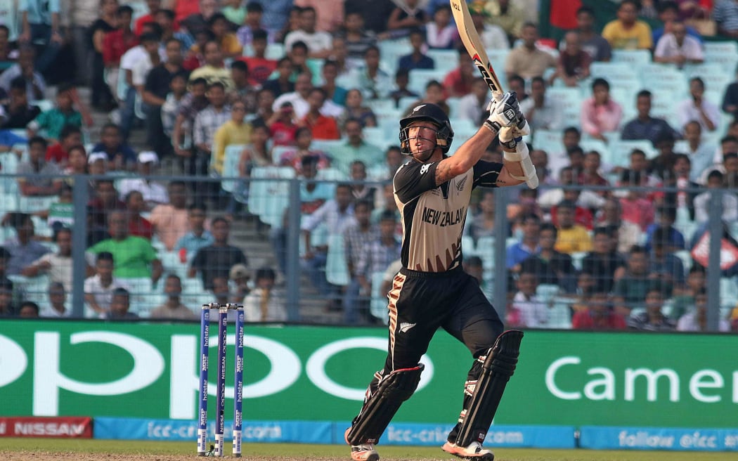 Luke Ronchi in action 2016 T20 World Cup.