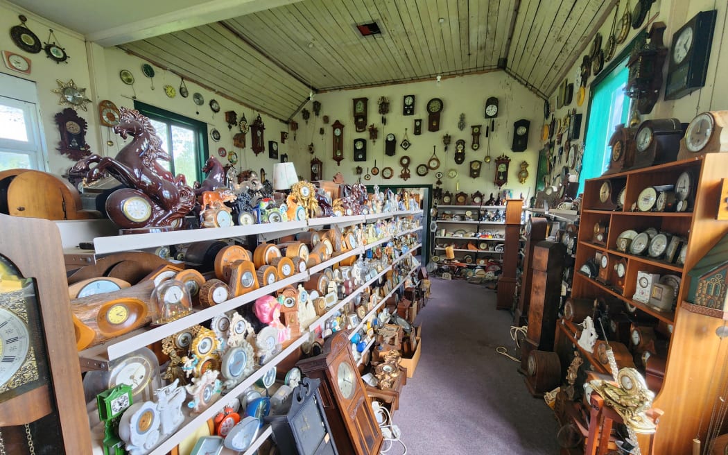 Bill had 3822 clocks in his collection by the end of 2023