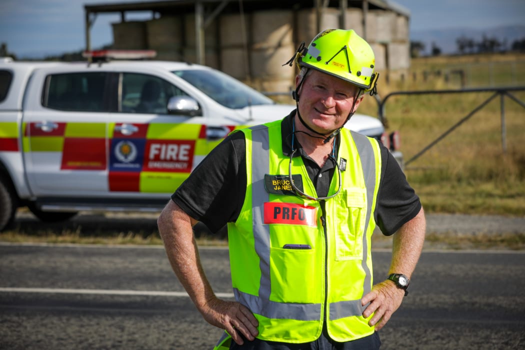 Principal rural fire officer Bruce Janes.