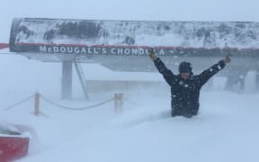 Cardrona Alpine Resort has shut for the day after experiencing what they call 'the largest single snowfall of winter 2018'.