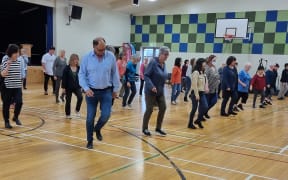 Line dancing lessons at a Christchurch City Council-owned hall.