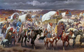 : In a landmark ruling, the US Supreme Court has recognised that the Trail of Tears-in which 60,000 Native Americans were displaced from their ancestral lands-came with treaty promises that cannot be set aside. Painting by Robert Lindneux, 1942.