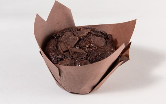 Chocolate and Raspberry muffin