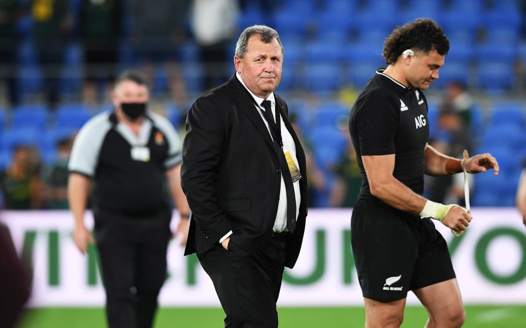 All Blacks coach Ian Foster after the Rugby Championship defeat to the Springboks on the Gold Coast, Saturday 2 October 2021.
