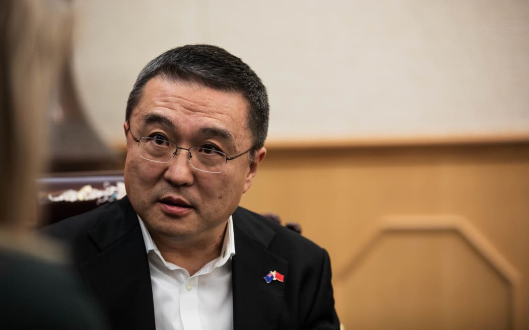 China's ambassador to New Zealand Wang Xiaolong. 21 June 2023