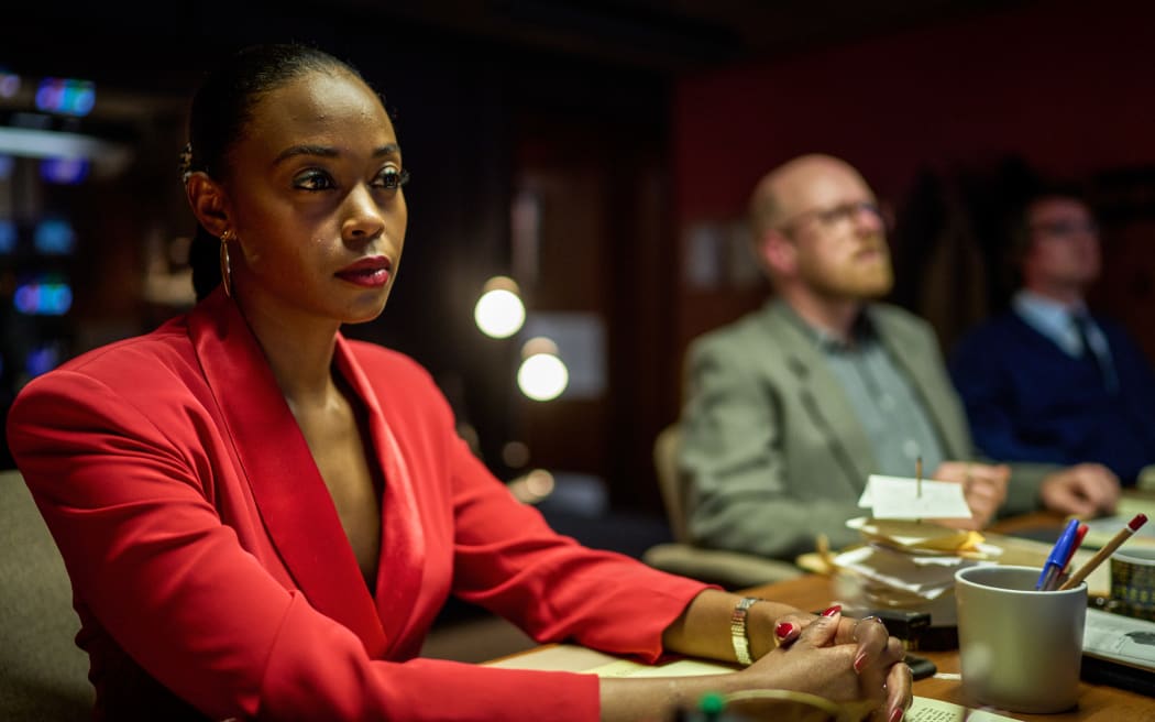The Disney+ adaptation of Jilly Cooper's Rivals, starring Nafessa Williams as American TV executive Cameron Cook.