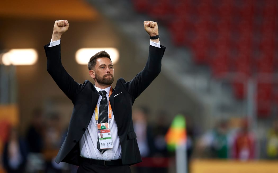 New Zealand under 20 football coach  Des Buckingham.