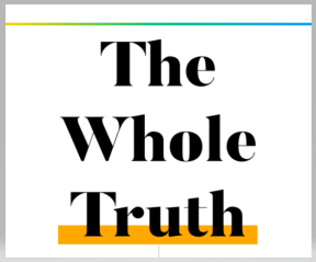 Logo for Stuff's factchecking section The Whole Truth.
