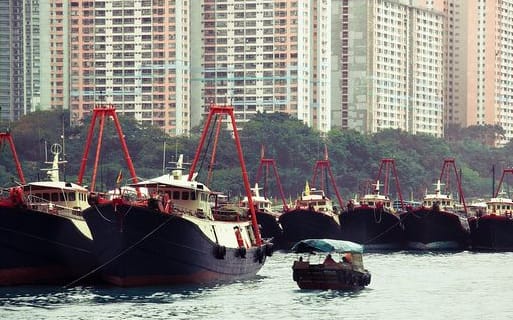 Aberdeen fishing village, Hong Kong