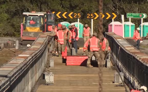 Waiho Bridge repair