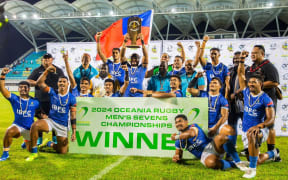 2024 Oceania Rugby Men's Sevens Championship winners.