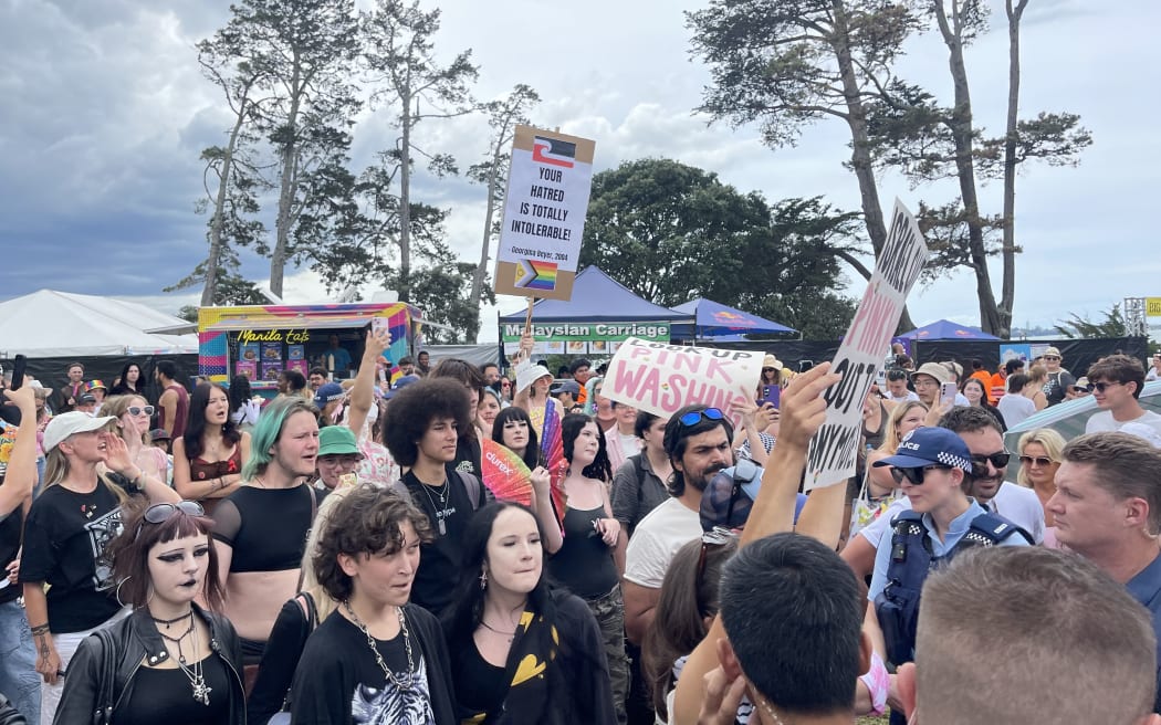 Crowds at the Big Gay Out Coyle Park February 2024