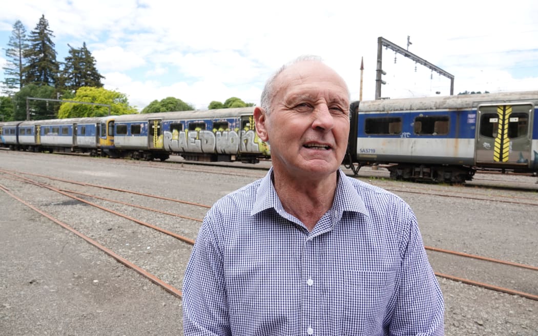 Taumarunui old train yard.
Ruapehu District mayor Weston Kirton wants to see Taumarunui's rail yard come alive again.