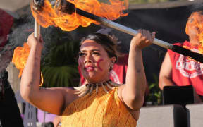 Siva Afi Aotearoa at the Pasifika Festival, Western Springs, Tāmaki Makaurau, 18-19 March 2023.