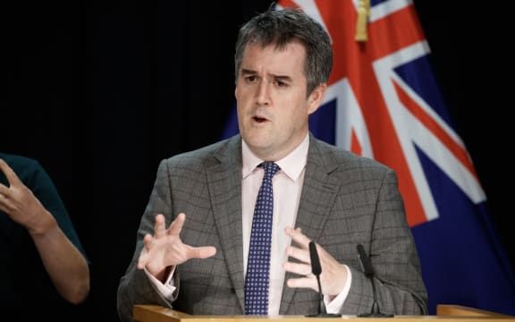 Infrastructure Minister Chris Bishop during the post-Cabinet press conference at Parliament, Wellington, 10 February, 2025. NZME photograph by Mark Mitchell