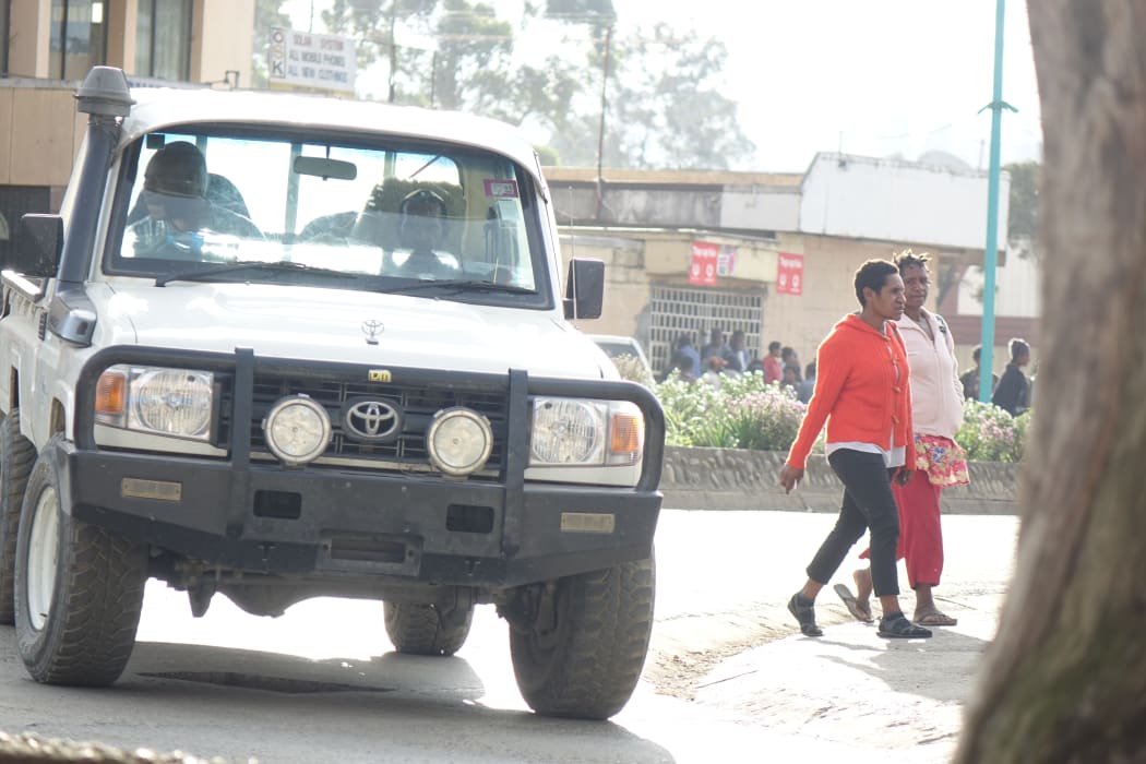 Downtown Mt Hagen, Papua New Guinea
