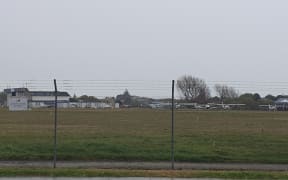 Planes grounded at Paraparaumu airport.