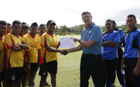 PNG's Boge Daniel Arua was awarded player of the match honours.