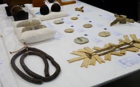 Kiribati artefacts at the Auckland Museum