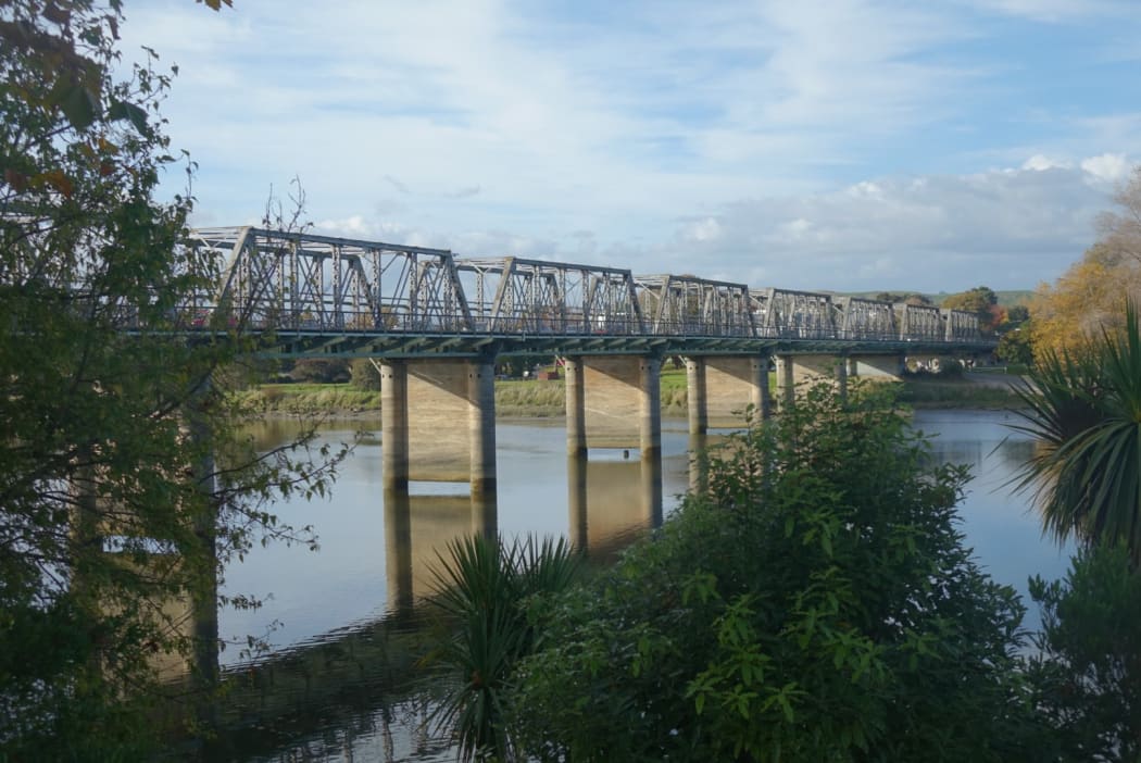 The Dublin Street bridge during at a quieter time of day.