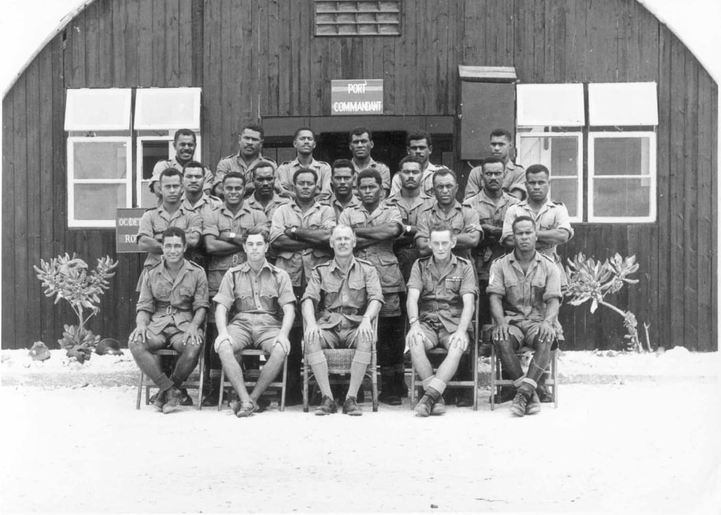 Fijian troops on Christmas Island during Operation Grapple.
