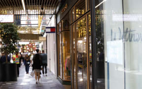 Shoppers in Commercial Bay, Auckland CBD for Black Friday Sales 29 November 2024.