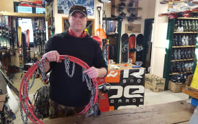 The owner of Off Piste ski rentals in Ohakune, Johnny Henning.