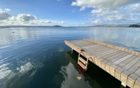 The newly-opened Rotorua lakefront on Saturday last week.