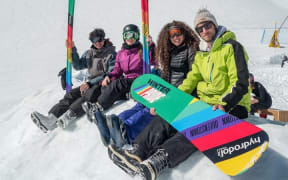 Skiers revel in the conditions.