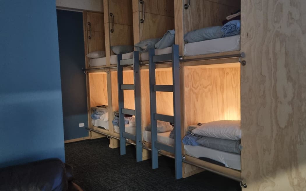 The sleeping pods are similar to those found at Japanese capsule hotels and come with two power sockets, a personal light, USB and USC charging points, and a smoke and heat detector.