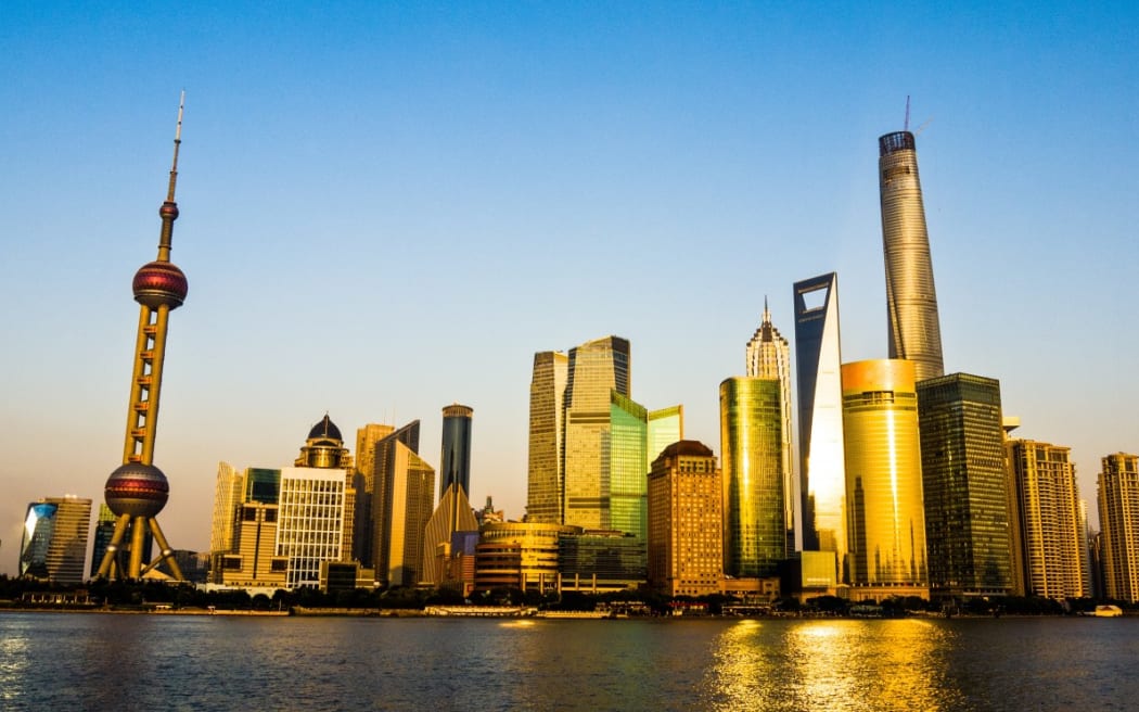 The Shanghai skyline