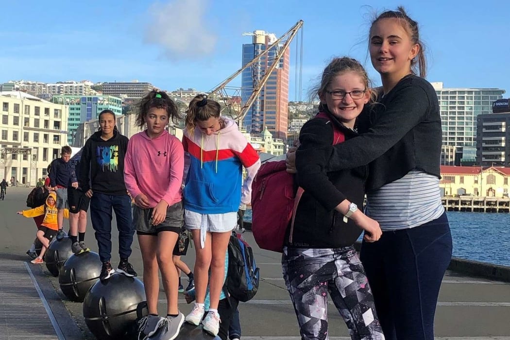 Year 7 and 8s from rural and remote schools on the 2019 Wellington camp