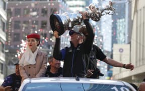 It's Wellington's turn to welcome the America's Cup today, with a parade through the central city.