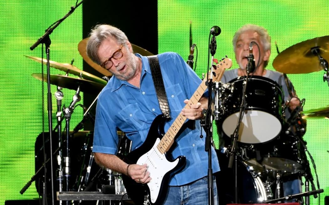 Eric Clapton performs in 2017 in California.