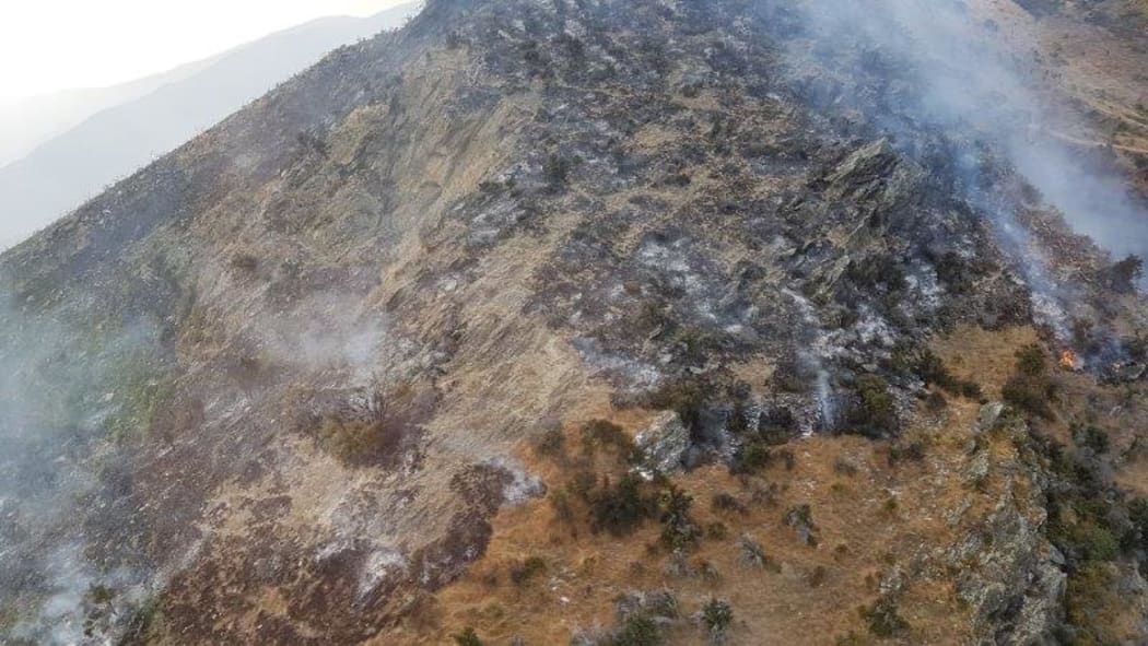 The scrub fire over Wanaka consumed about 200 hectares before it was contained yesterday.
