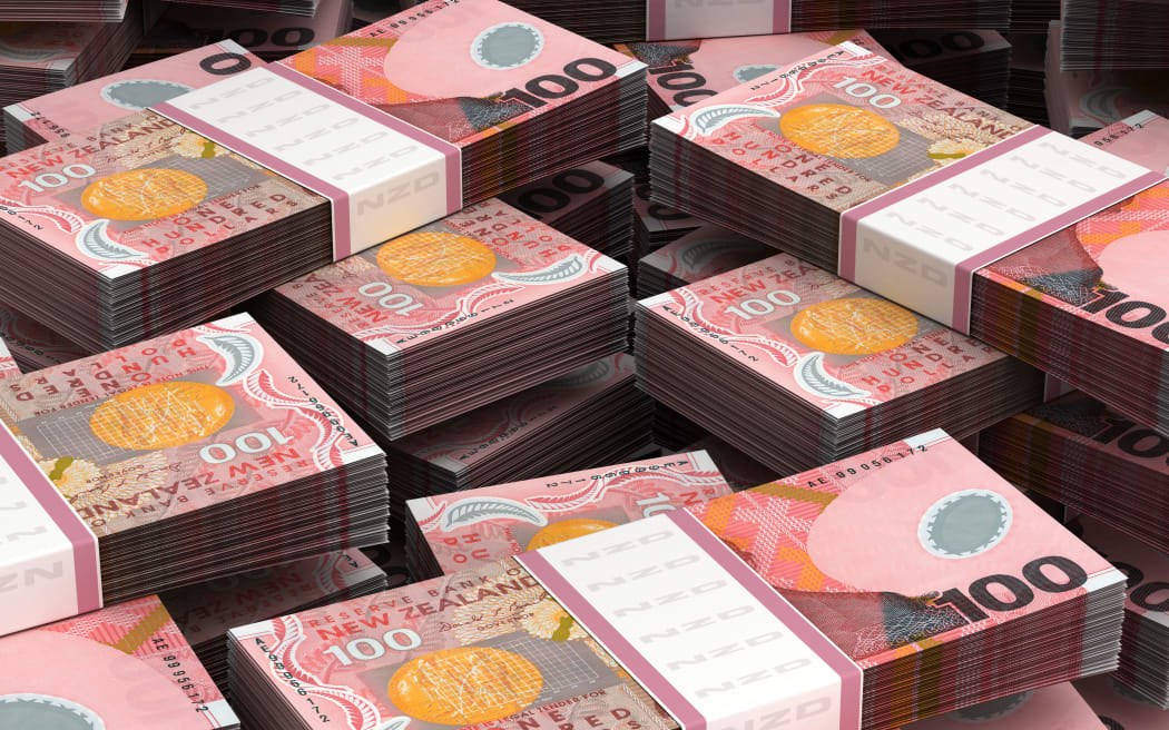 Stack of New Zealand Dollar