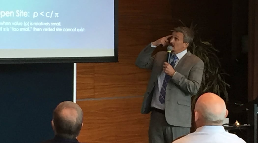George S Ford at the Balancing Copyright symposium in Wellington