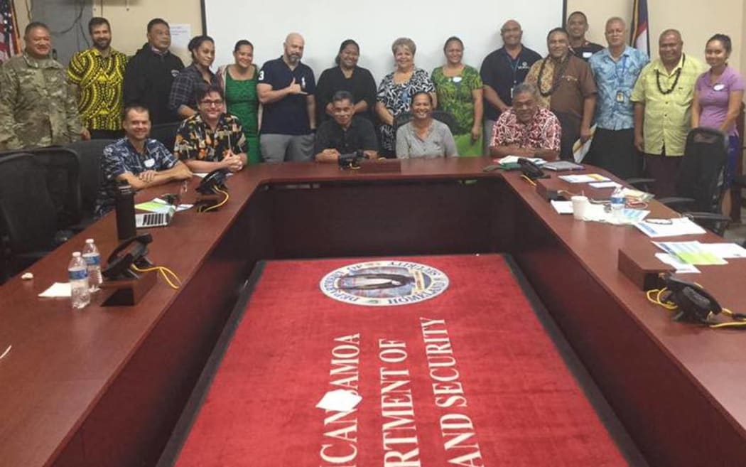 Broadcasters at the Tropical Cyclone Media Workshop organised by the National Weather Service and TEMCO.