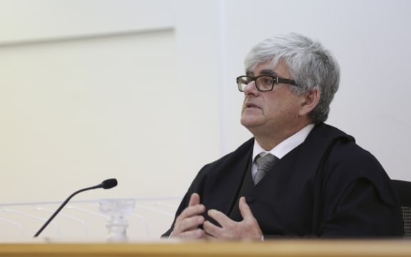 22072016 Photo: Rebekah Parsons-King. Tawera Wichman sentancing for the manslaughter of his daughter, Teegan Tairoa-Wichman, he was sentenced to 3 years 10 months in prison. Justice Simon France.