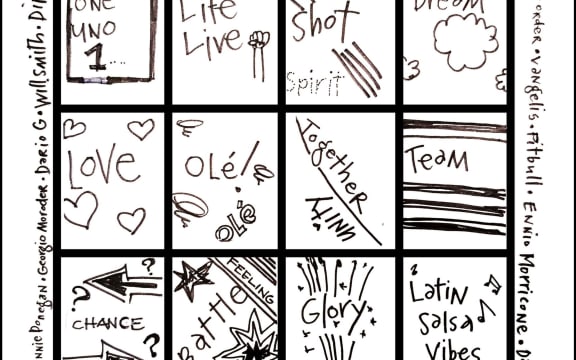 RNZ Music's conclusive and methodically researched bingo chart