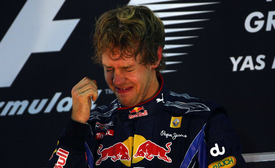 Sebastian Vettel at the Abu Dhabi Grand Prix in 2010